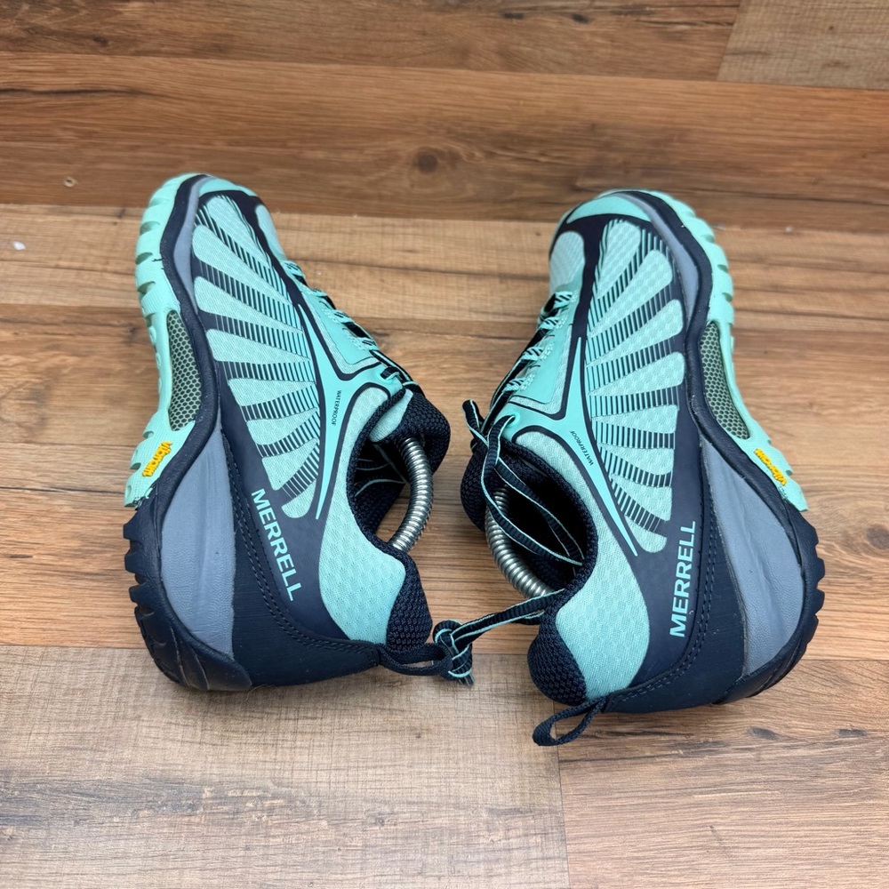 Merrell Women's Size 6 Trail Shoes - Teal and Navy - Picture 4 of 8